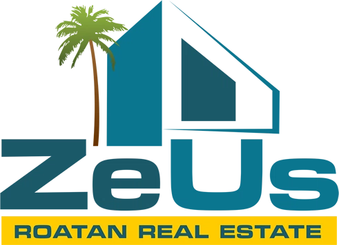 Large transparent Zeus Roatan Real Estate Logo